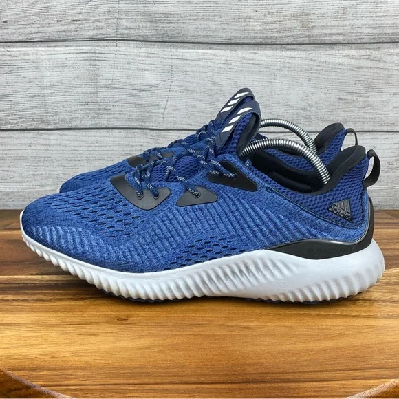 adidas alpha bounce navy white running shoes Adidas Alphabounce 1 Men main image 4